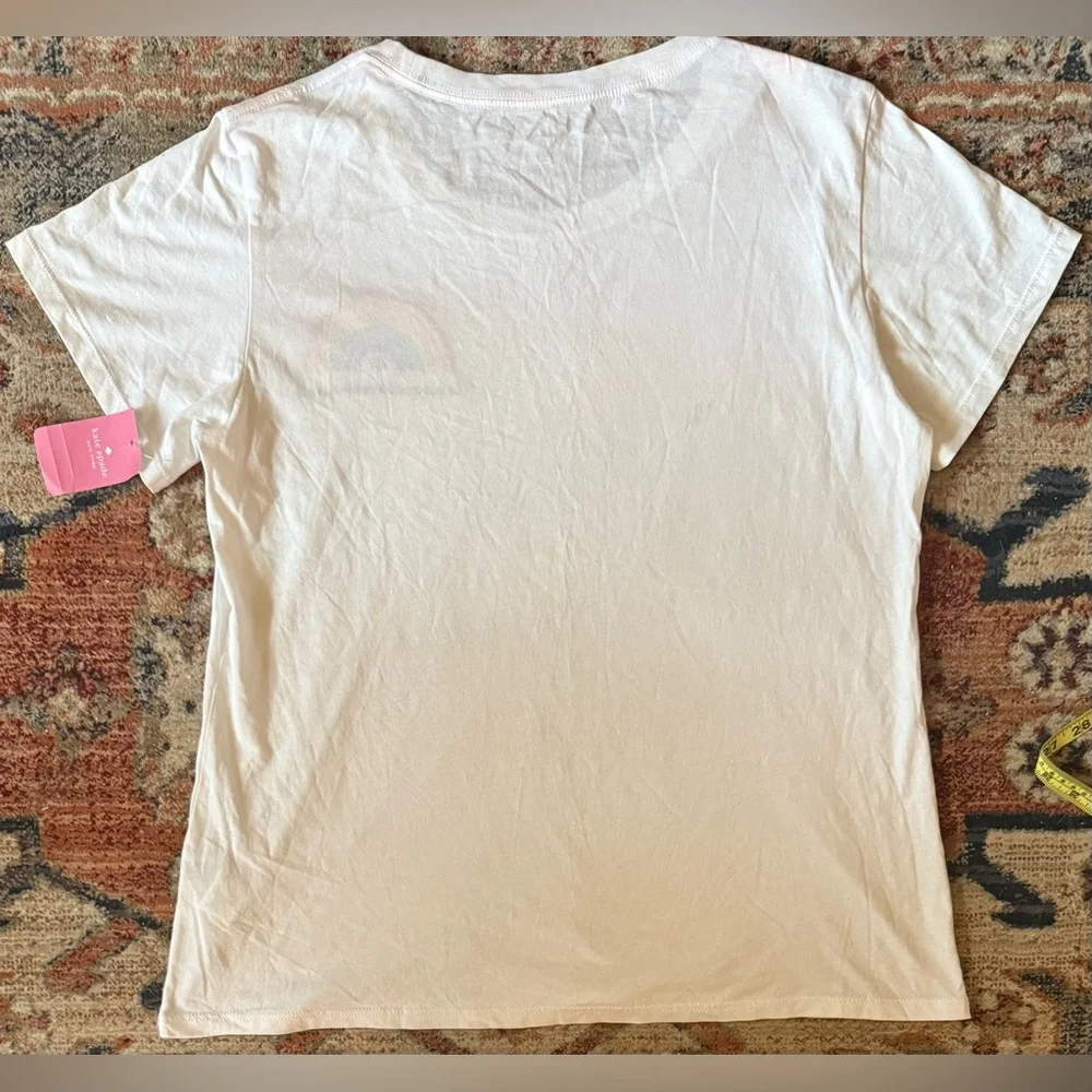Kate Spade Rainbow Pride Gift Set Shirt Crossbody Bag & Keychain Charm NWT - Picture 10 of 16